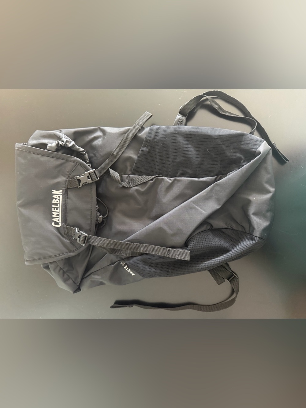 Camelbak Black Hydration Backpack with Top-Load Flap